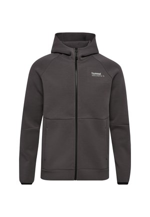 Hummel, HMLTECH FLEECE REGULAR ZIP HOODIE UNISEX - Zip-up sweatshirt - shale