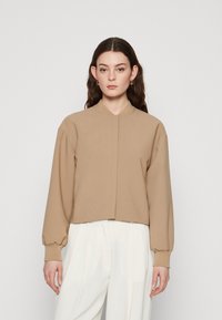 Selected Femme SLFBLAKE - Chaquetas bomber - greige