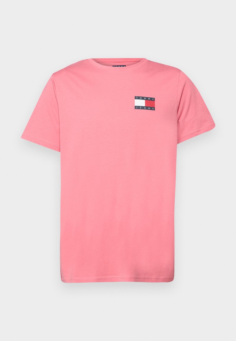 Tommy Jeans T-shirt basic donkerroze