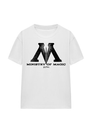 Cotton Soul, HARRY POTTER MINISTRY BIG M - T-Shirt print - white