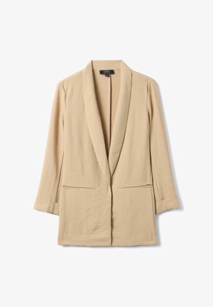 OVS, BUTTONLESS REGULAR-FIT BLAZER - Kurzmantel - beige