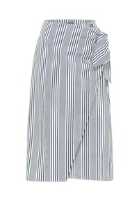 A-line skirt - wollweiss marine