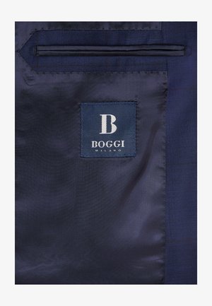 Boggi Milano, PRINCE OF WALES CHECK SET - Traje - navy blue