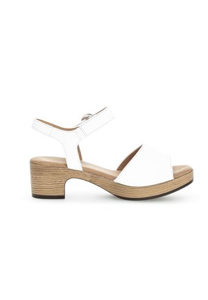 Sandalen - weiss (s.holz)