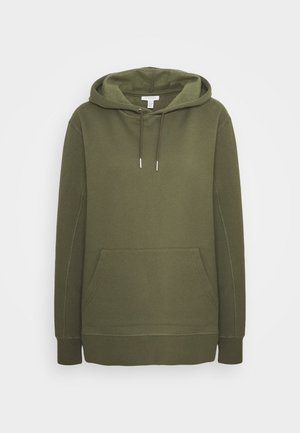 OVERLOCK HOODIE - Sweatshirt - olive