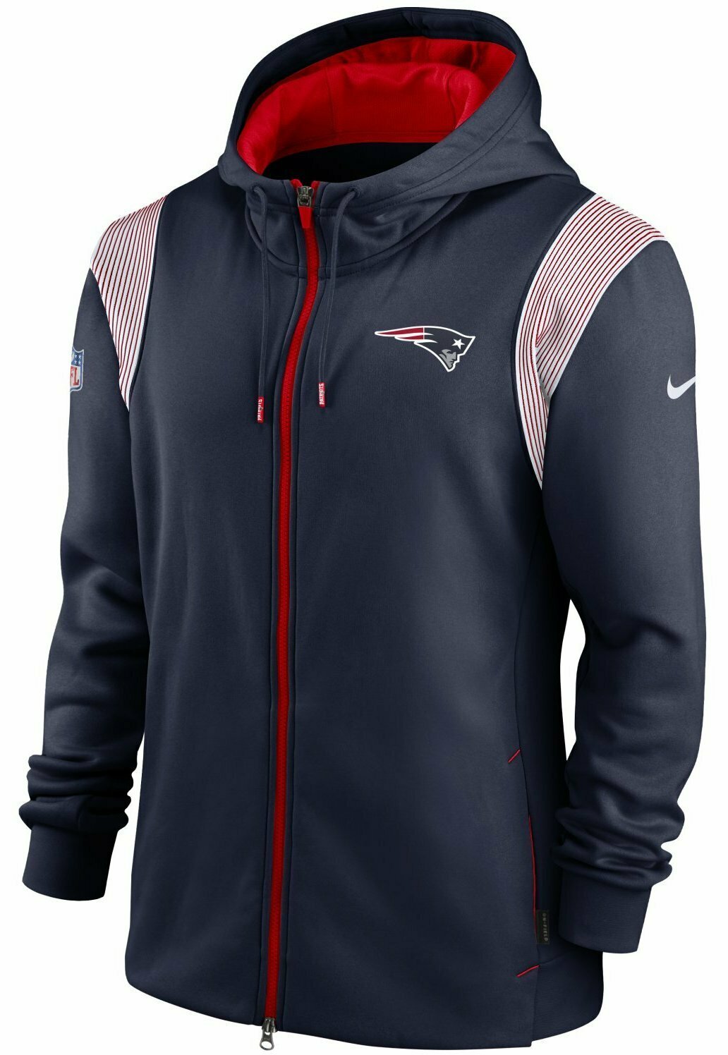 Nike Performance NEW ENGLAND PATRIOTS NFL THERMAFLEX - Sudadera con cremallera - navy/azul marino Zalando.es