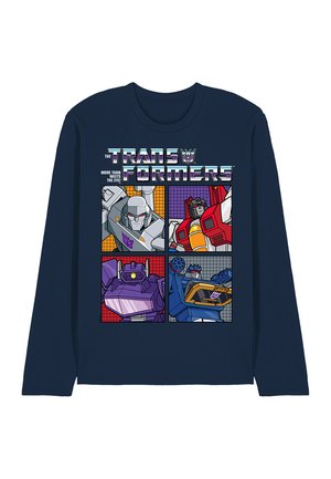 TRANSFORMERS GENERATIONS RETRO VILLAINOUS DECEPTICON GRID - Long sleeved top - dark blue