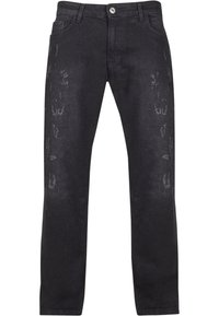 Straight leg jeans - black