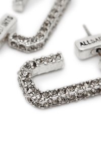 AllSaints PAVE LINK HUGGIES - Pendientes - silver-coloured