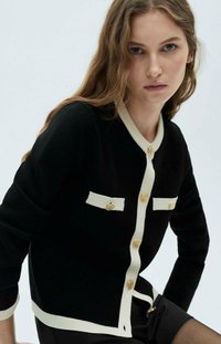 Mango Cardigan - black