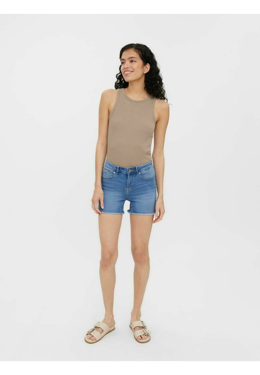 Vero Moda MIX NOOS - Jeansshort - light blue denim/Lichtblauw - Zalando.nl