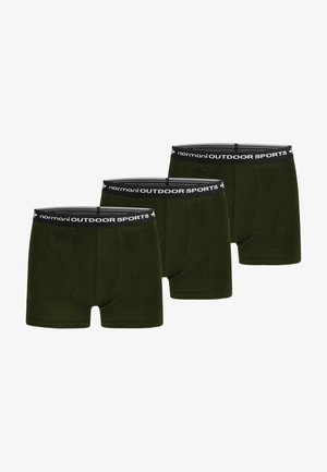 normani Outdoor Sports 3ER PACK MERINO FUNKTIONS BOXERSHORTS - Boxershorts - grün