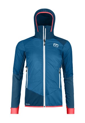 SWISSWOOL COL BECCHEI HYBRID - Soft shell jacket - mountain blue