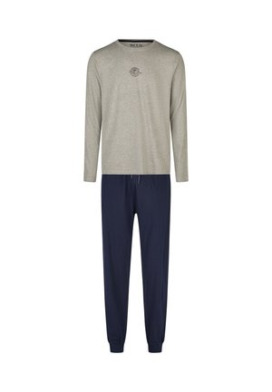 GREAT BAY - Nachtwäsche Set - grau dunkelblau