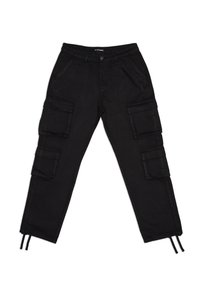 KIRAN 4 POCKET - Cargobukse - black