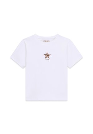Guess, GJ CHEETAH STAR BABY TEE - T-shirt imprimé - weiß