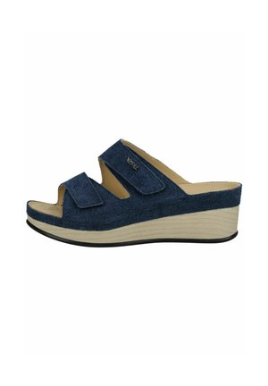 Vital Schuhe Ciabattine con tacco - marineblau