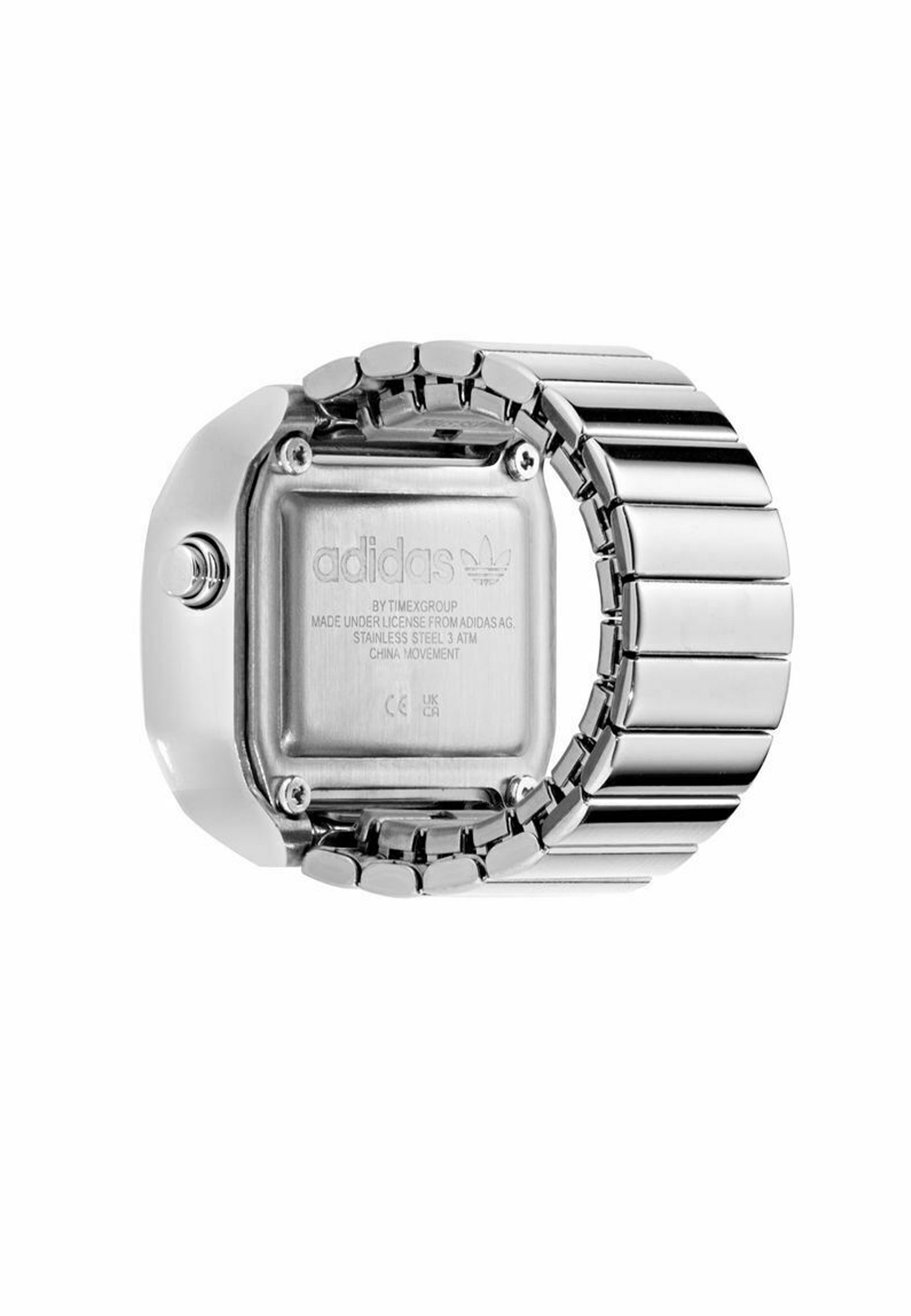adidas Originals DIGITAL TWO RING UNISEX - Ring - silver-coloured