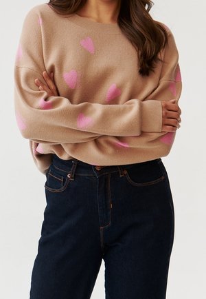 Strickpullover - beige