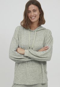 Fransa - FRDEFAUNA 3 HOODIE SWEATSHIRT - Huppari - grey denim Pienoiskuva 1