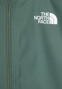 The North Face TEEN ZIPLINE RAIN JACKET - Vandeniui atspari striukė - duck green