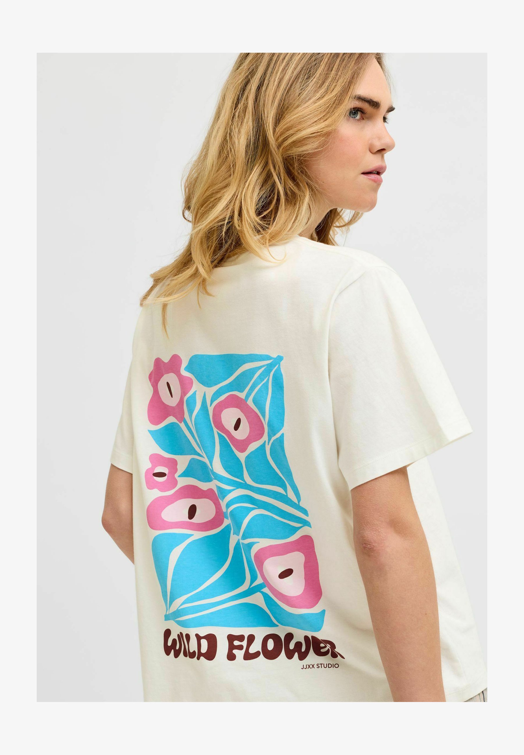 JJXX Jxselma Loose SS Tee Jrs - T-Shirt Donna A Giromanica, Morbida E Casual, Vestibilità Comoda, Jersey, Colore Unico, Taglie Regolari