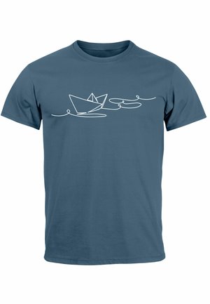 Neverless, FASHION STREETSTYLE - Print T-shirt - denim blue