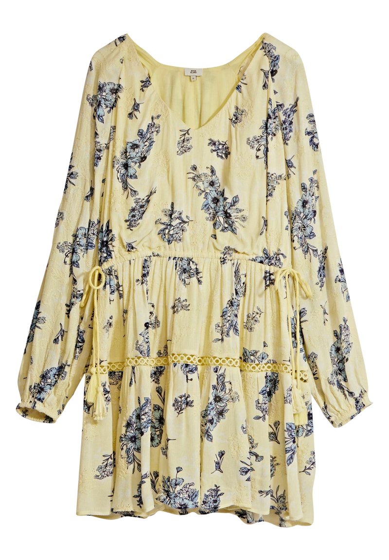 River Island Day dress - yellow - (Pre-owned) - Zalando.ie
