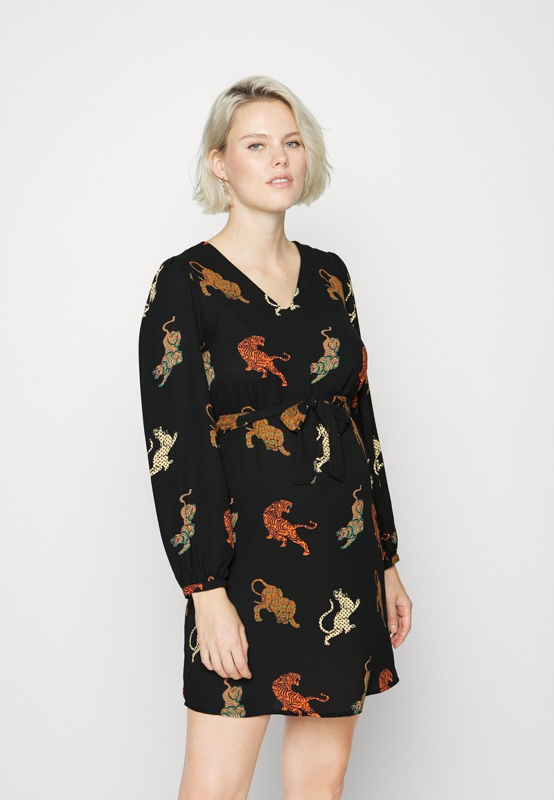 ONLY MATERNITY OLMALMA LIFE POLY ALLY DRESS  - Vestido de dia - black