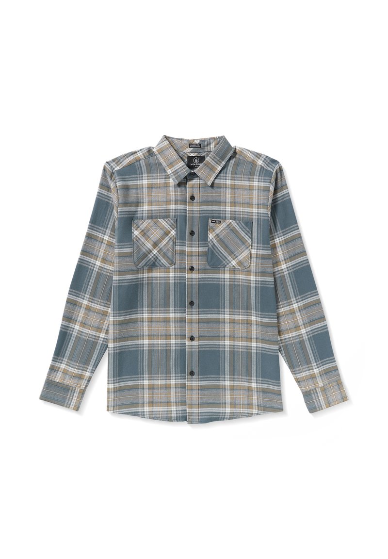 T-shirt à manches longues en flanelle Netastone pour homme de