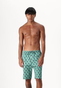 Polo Ralph Lauren SHORT SLEEP BOTTOM - Pyžamové nohavice - fairway green swinging mallets