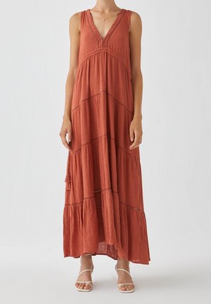 Maxi dress - light brown