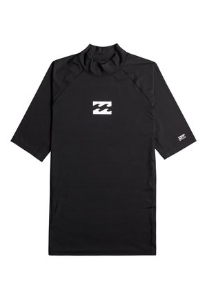 WAVES ALL DAY SS - T-shirt med print - black