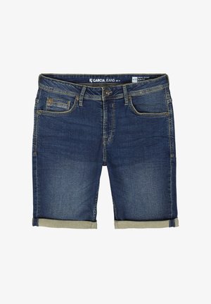 Garcia, SAVIO 635 SLIM S - Jeans Shorts - dark used