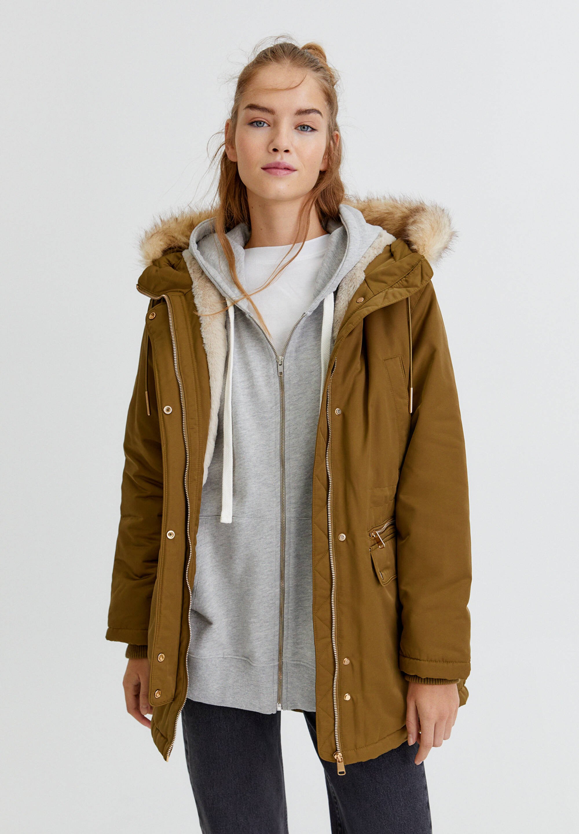 parka jacket pull and bear