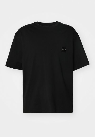 Neil Barrett DROPPED SHOULDER PIERCED - Basic T-shirt - black