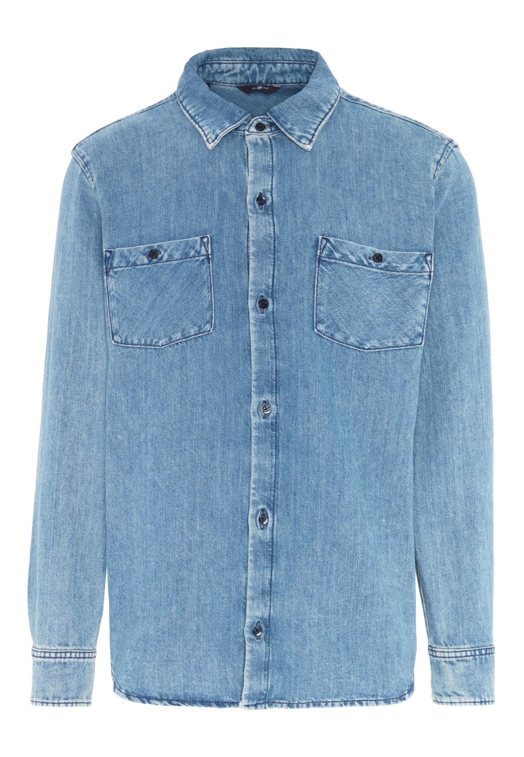 7 for all mankind Shirt - light blue - (Pre-owned) - Zalando.ie