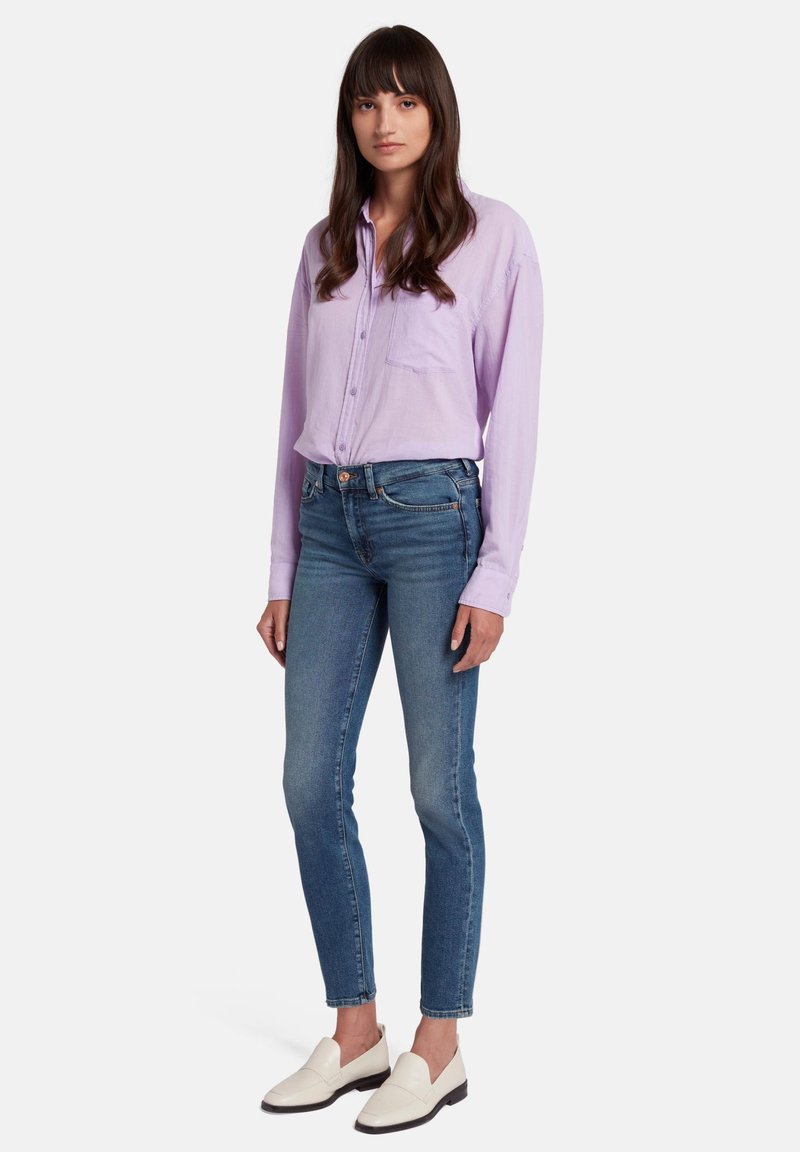 7 For All Mankind Slim fit jeans donkerblauw