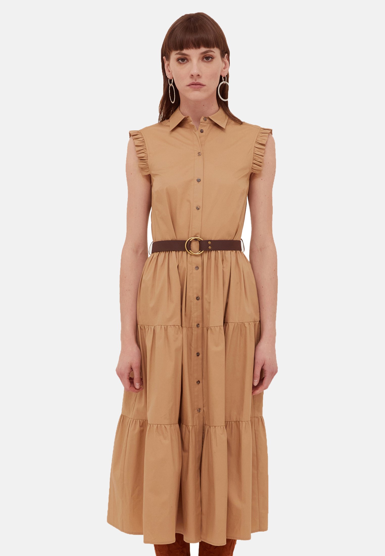 Motivi Abito a camicia - beige - Zalando.it
