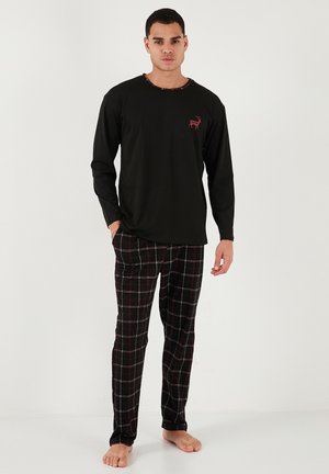 SET REGULAR  FIT - Yöasusetti - black