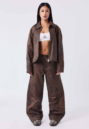 COW - Wide Leg - marron