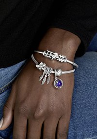Pandora FEATHERED CLIP - Adorno - silver coloured