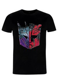 Henry Tiger TRANSFORMERS AUTOBOT DECEPTICON SPLIT LOGO - T-shirt z nadrukiem