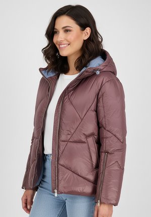 MIT KAPUZE UND REISSVERSCHLUSS FÜR KÜHLES WETTER - Winterjacke - dunkelbraun