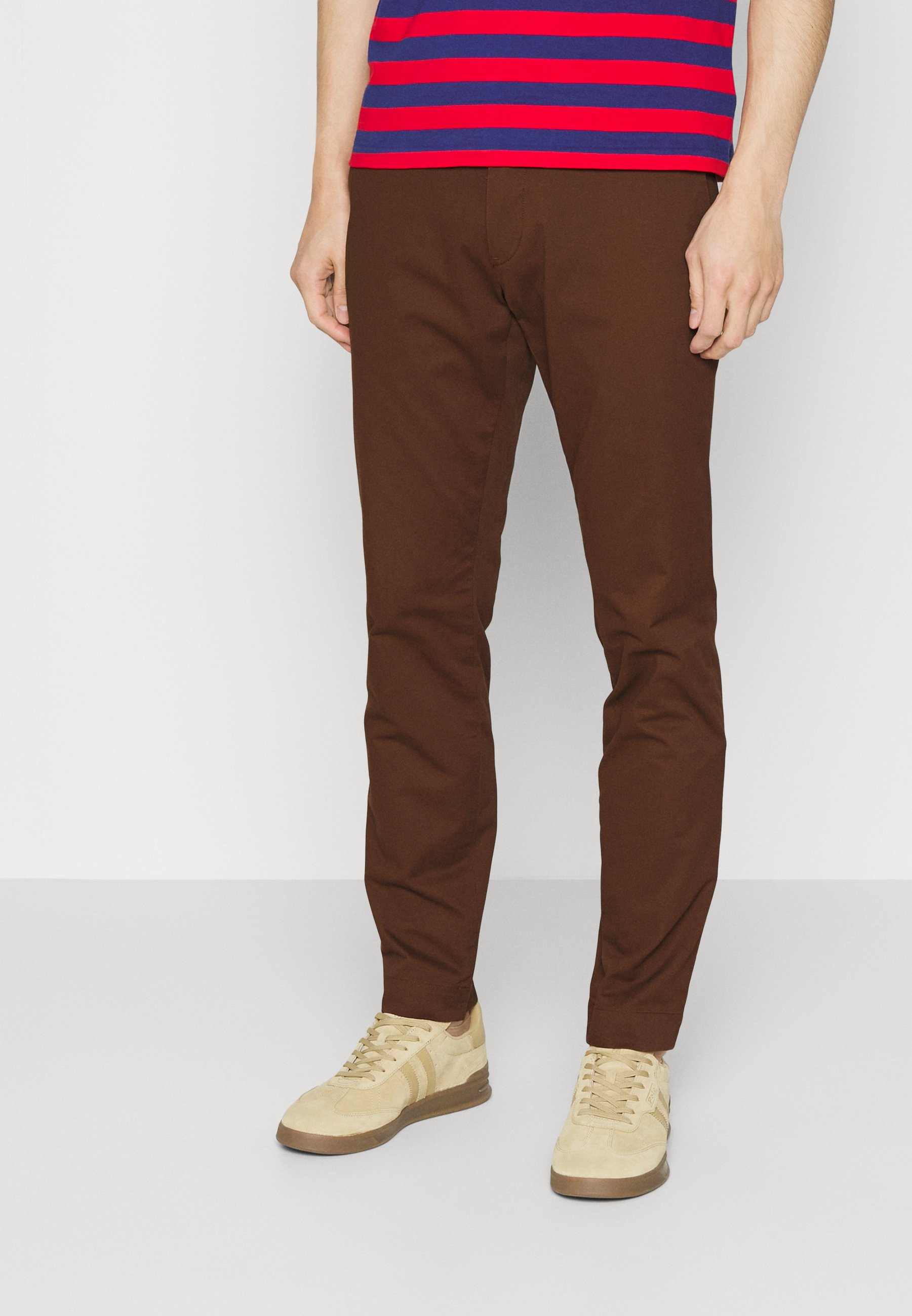 Pantalon Chino Marlboro Classics Dawson - Marron - Taille W32 L34 (42FR) - Slim Fit - Occasion TB état