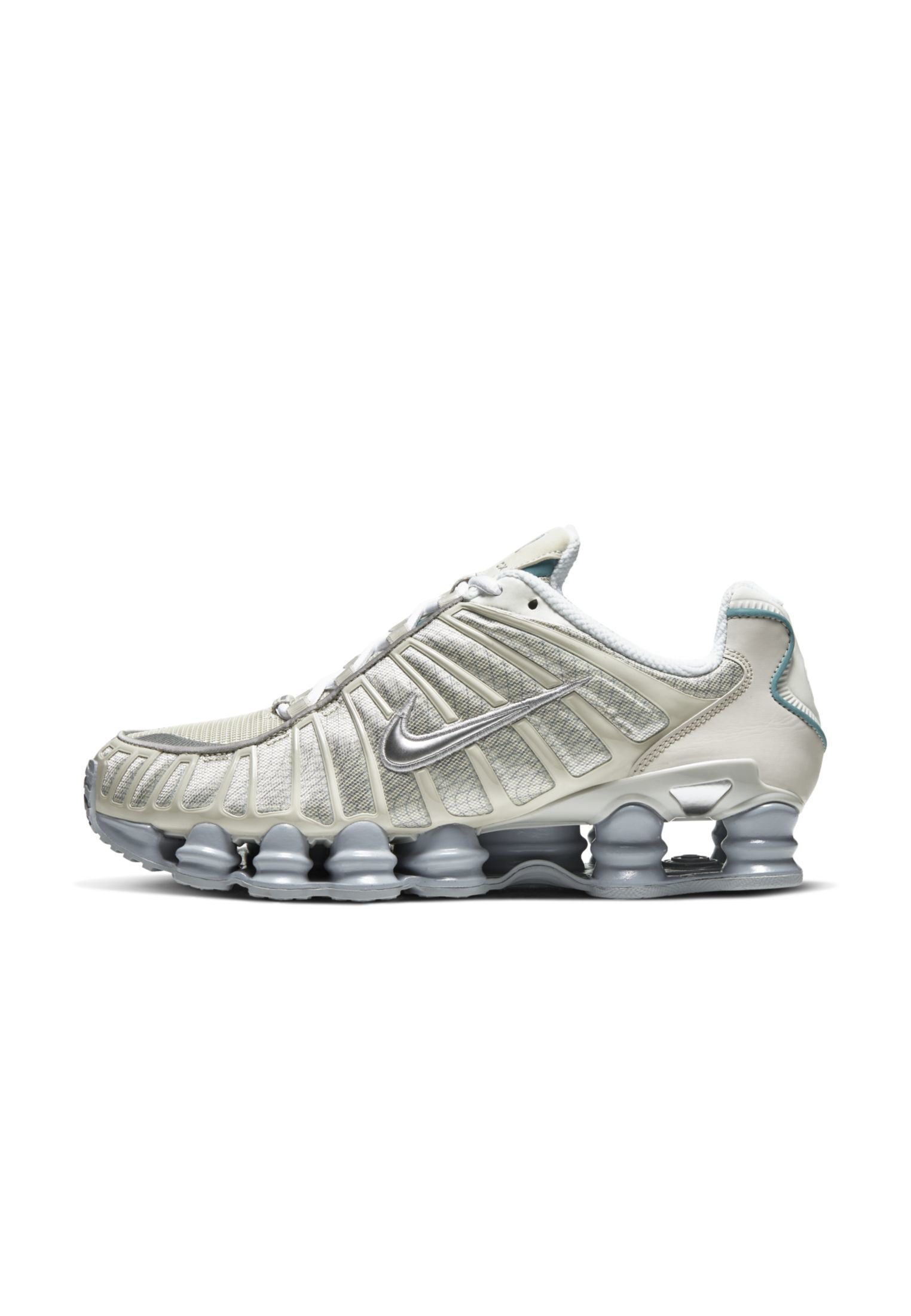 nike shox tl grey and green