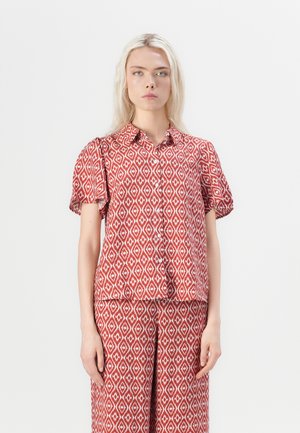 VIIDA - Hemdbluse - cloud dancer/red ochre/brick dust