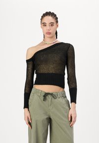 BDG Urban Outfitters AYSM  - Hosszú ujjú felső - black