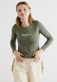 Pepe Jeans NEW VIRGINIA - Hosszú ujjú felső - olivine green