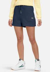 Fila - APPAREL BUCHLOE HIGH WAISTED - Pantaloni sportivi - black iris Immagine in miniatura 1